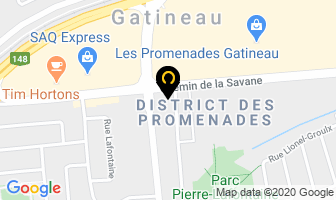 Common Collection Agency in Gatineau map