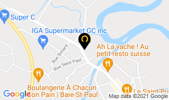 Communication Visuelle Yvan Roy in Baie-saint-paul map