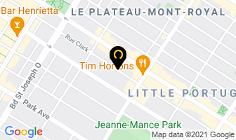 Communications Beesum in Montreal map