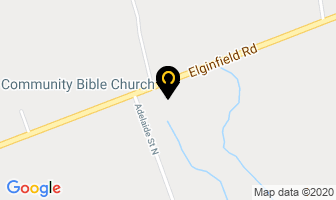 Community Bible Church in Lucan map