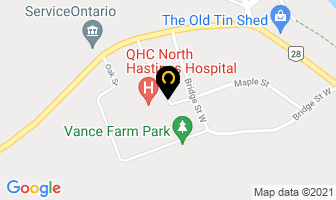 Community Care North Hastings in Bancroft map