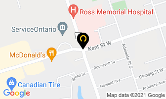 Community Counselling Services in Lindsay map