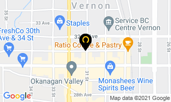 Community Dental Access Centre in Vernon map