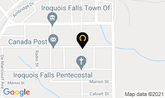 Community Development Team in Iroquois Falls map
