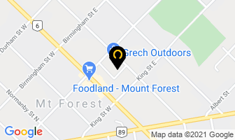 Community Living Guelph Wellington in Mount Forest map