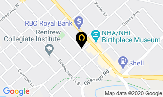 Community Living Renfrew in Aurora map