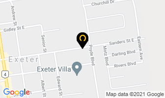 Community Living-South Huron in Exeter map