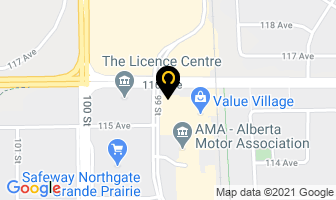 Commvest Realty Ltd in Grande Prairie map