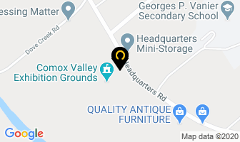 Comox Valley Curling Club in Courtenay map