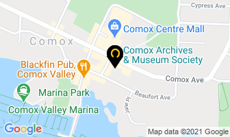 Comox Valley Lion's Club in Comox map
