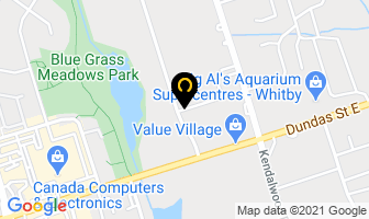 Comp Family Dental Centre in Whitby map