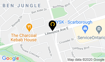 Comp Lee Nails in Scarborough map