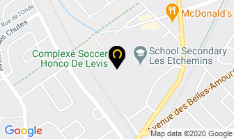 Complexe De Soccer Honco De L&eacute;vis in Beaconsfield map