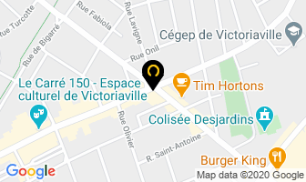 Complexe &eacute;vasion in Victoriaville map