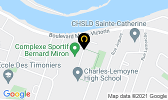 Complexe Sportif Bernard Morin in Sainte-catherine map