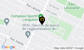 Complexe Sportif Longueuil in Longueuil map