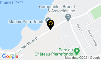 Comptables Brunet & Associ&eacute;s Inc in Pierrefonds map