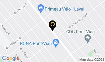 Comte Jacqueline M A in Laval map