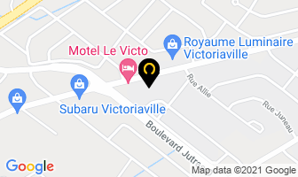 Concept Financier Excellence in Victoriaville map