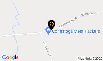 Conestoga Meat Packers in Breslau map