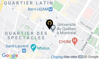 Conf&eacute;rences Jasmin Bergeron Inc in Montreal map