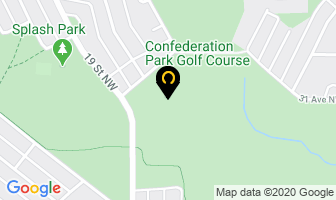 Confederation Park Golf Course in Calgary map