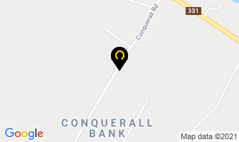 Conquerall Bank Fire Department in Sharon map