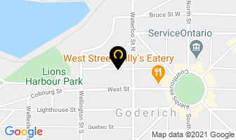 Conrad Melady Carpentry in Goderich map
