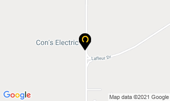 Con's Electric Co Ltd in Steinbach map