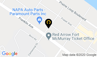 Construction & General Workers Union Local No 92 in Fort McMurray map