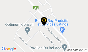 Construction Denis Primeau in Saint-Hyacinthe map