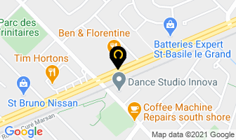 Construction Giffels in Saint-basile-le-grand map