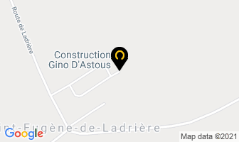 Construction Gino D'astous in Garson map