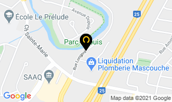Construction Girard in Mascouche map