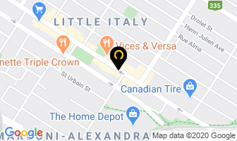 Construction Ldem Inc in Montreal map