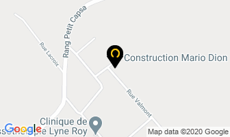 Construction Mario Dion Inc in Pont-rouge map