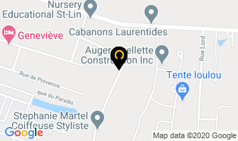 Construction Martin Bonesso in Saint-lin-laurentides map
