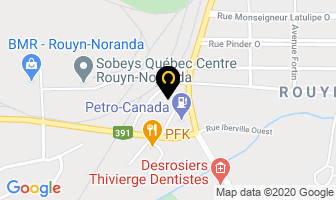 Construction Mf Cloutier in Rouyn-Noranda map