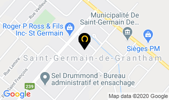 Construction R Leblanc in Drummondville map