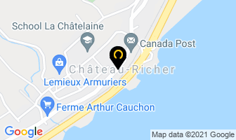 Construction Ray L in Château-richer map