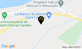Construction Richard Belley in Saint-félicien map