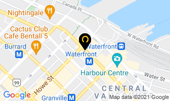 Contaminated Sites Approved Professionals Society in Vancouver map