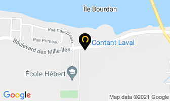 Contant Laval in Beauharnois map