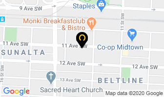 Contempa Carpet Company in Calgary map