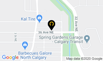 Contemporary Natural Stone in Calgary map