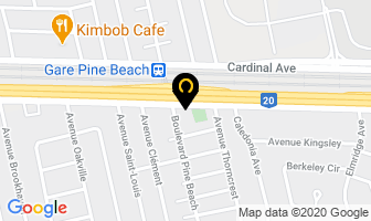 Continental Mortgage in Dorval map