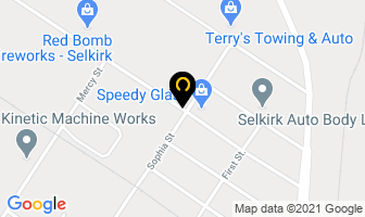 Continental Refractories Ltd in Selkirk map