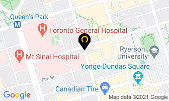 Continental Travel in Toronto map