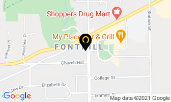 Contour Foot Care in Pelham map