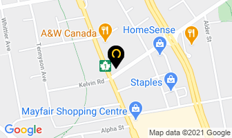 Cook-Pandora Physiotherapy in Victoria map